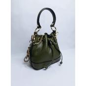Sac à main cuir véritable - Uzume - Kaki