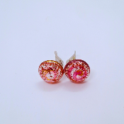 Boucles d'oreilles - Gaïa- rose