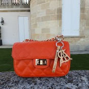 Sac en cuir Artémis I- Orange
