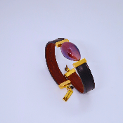 Bracelet- Angelia - noir - Améthyste 