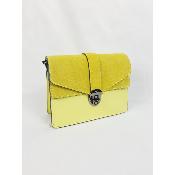 Sac en Cuir Charleroi II - Jaune