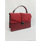 Sac en Cuir Charleroi rouge 