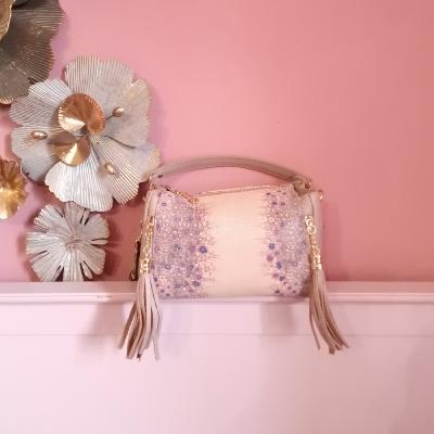 Sac à main cuir véritable - Bauletto rose