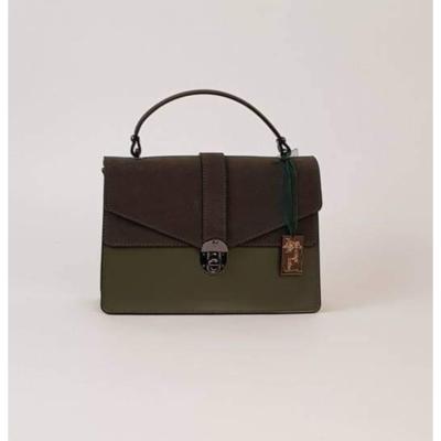 Sac en Cuir Charleroi kaki