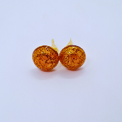 Boucles d'oreilles - Gaïa- orange 