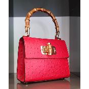 Sac en cuir - Lady A -Rouge