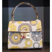 Sac en cuir motif fleuri - Lady V