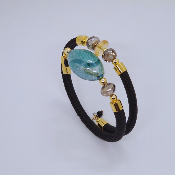 Bracelet-Diadème Téthys - Turquois-