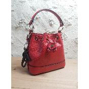 Sac à main cuir véritable - Uzume - Rouge