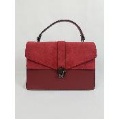 Sac en Cuir Charleroi rouge 