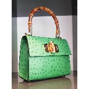 Sac en cuir - Lady A - Vert