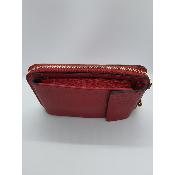 Sac-pochette -cuir-rouge- Balder