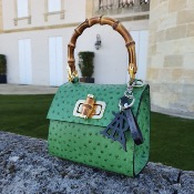 Sac en cuir - Lady A - Vert