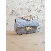 Sac en cuir Artémis-I- Gris