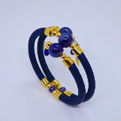 Bracelet - CLÉOPATRE- bleu 