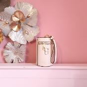 Sac Rond en Cuir Secchiello-I- Beige