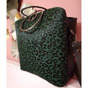 Sac à Main en Cuir Panthera - Vert 