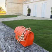 Sac en cuir Artémis I- Orange
