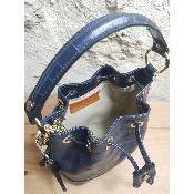 Sac à main cuir véritable - Uzume - Bleu