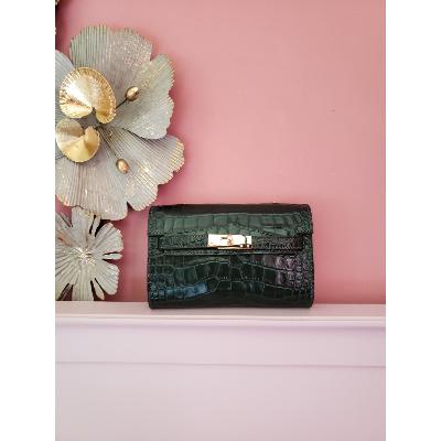 Sac en cuir Alessandra vert