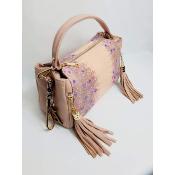 Sac à main cuir véritable - Bauletto rose