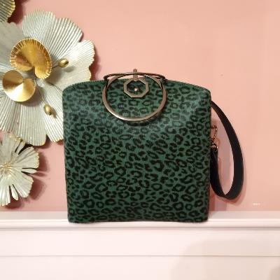 Sac à Main en Cuir Panthera - Vert 