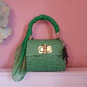 Sac en cuir - Lady A - Vert