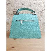 Sac en cuir Vénus - Bleu turquoise