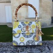 Sac à Main en Cuir Lady V Multicolore