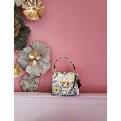 Sac en cuir motif fleuri - Lady V